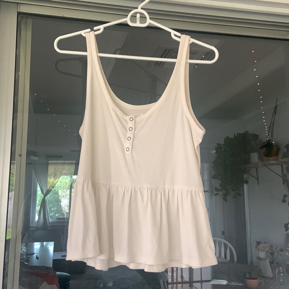 White tank top